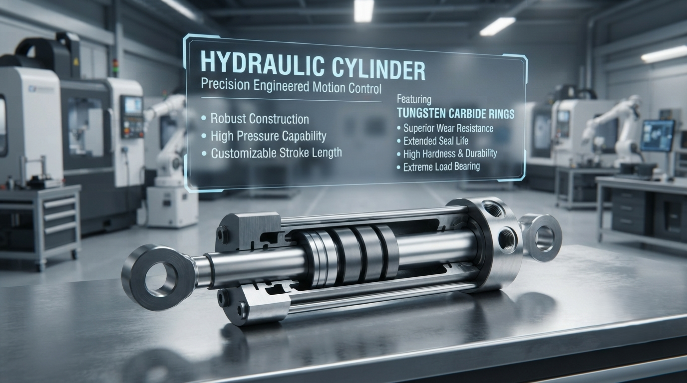Hydraulic Cylinder and Tungsten Carbide Rings: Engineering Components Built for Demanding Industrial Performance